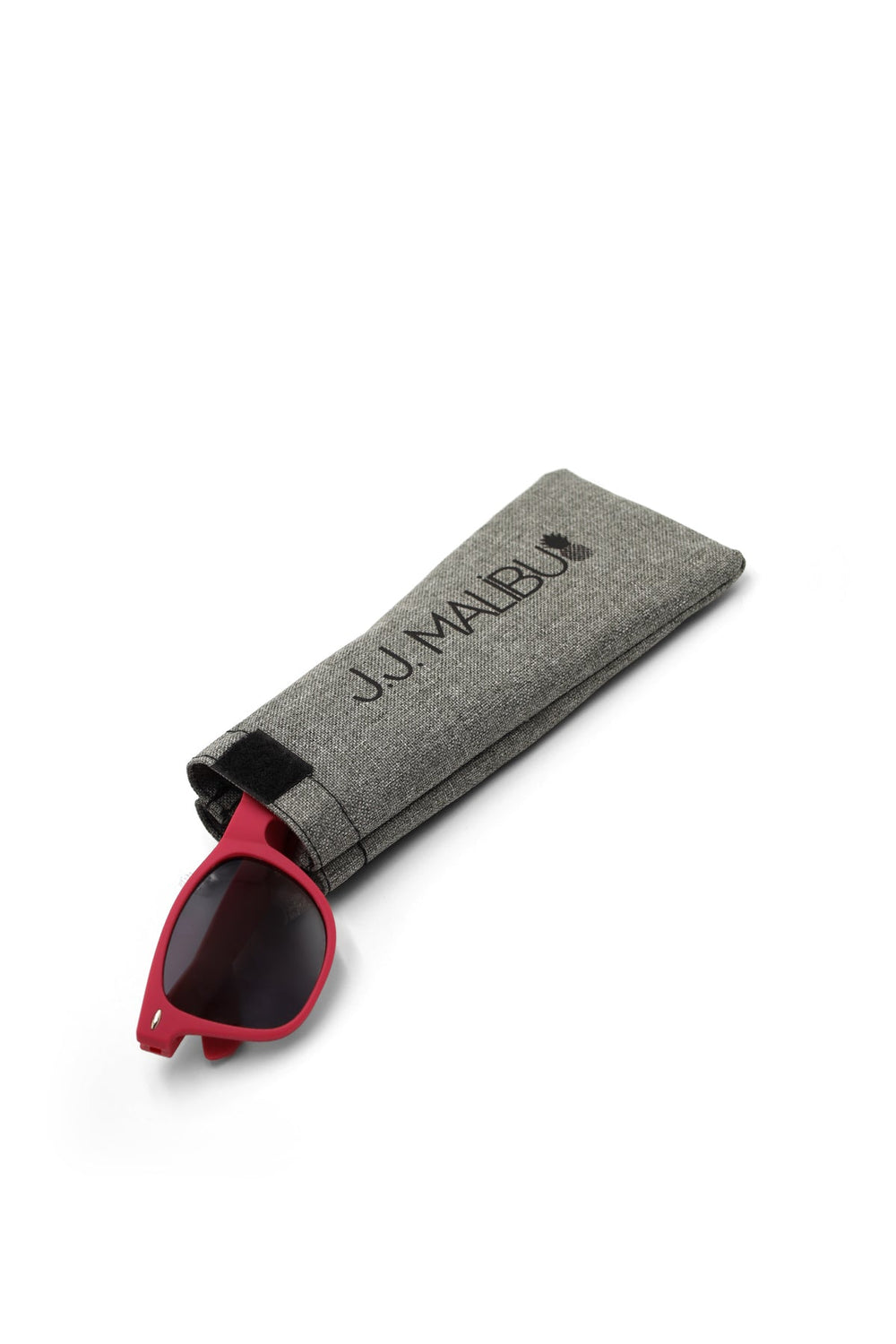 Lunettes de soleil rétro veloutées et lisses - Rose vif