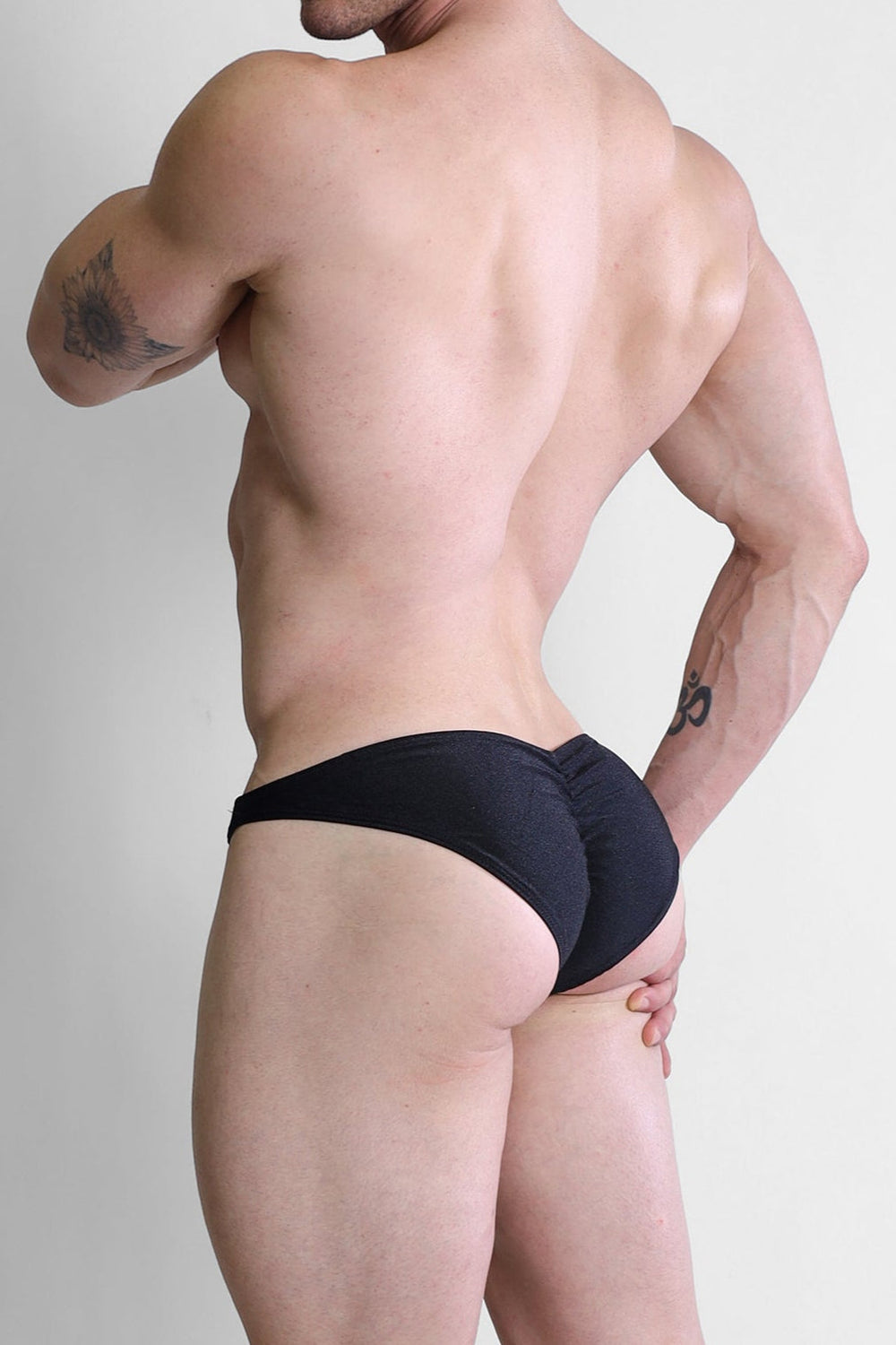 Dynamic Classic Scrunch Butt Brief - Jet Black