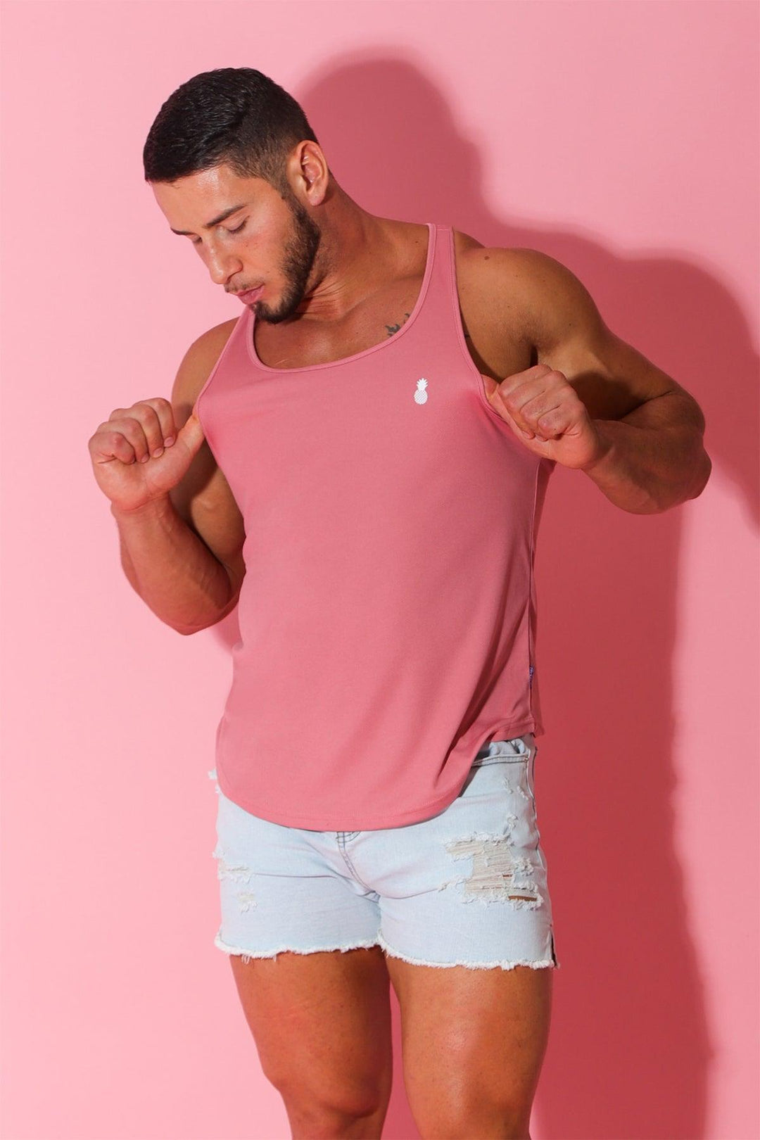 Quick-Dry Tank Top - Flamingo Pink - JJ Malibu
