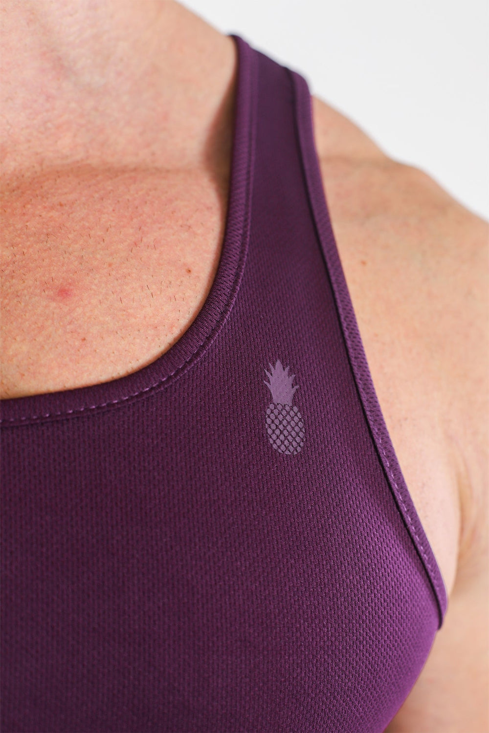 Débardeur court sportif JJ - Violet