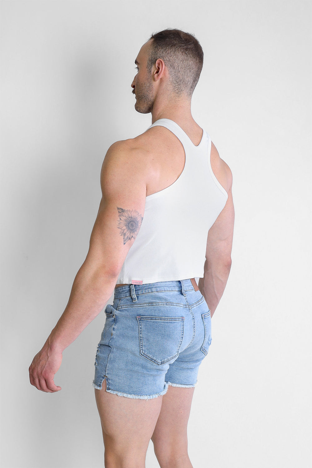 Débardeur Scooped Racer V - Blanc