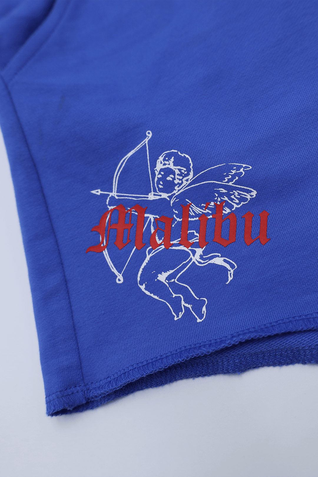 Short court Call You Tonight 5" avec ceinture élastique - Bleu