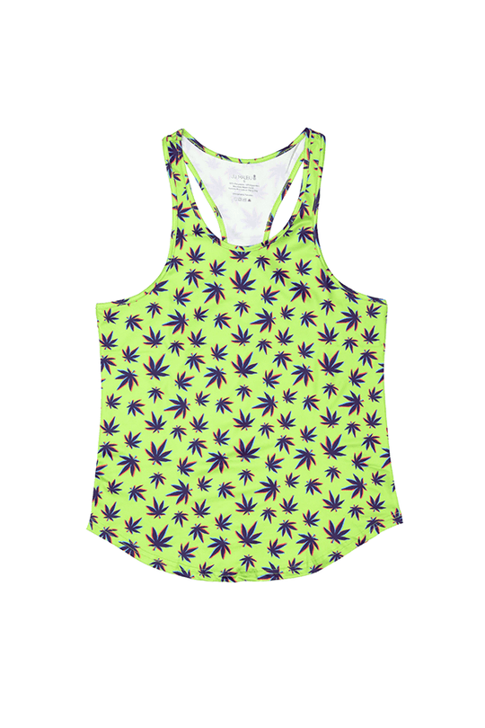 Feel Me Scoop Bottom Tank - Weed - JJ Malibu 