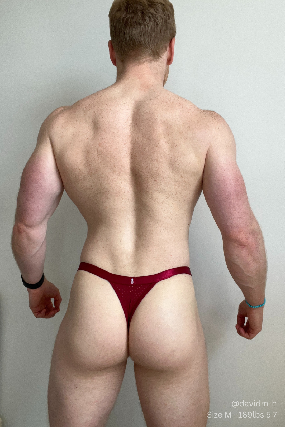 Tanga de malla Now-or-Never - Cereza