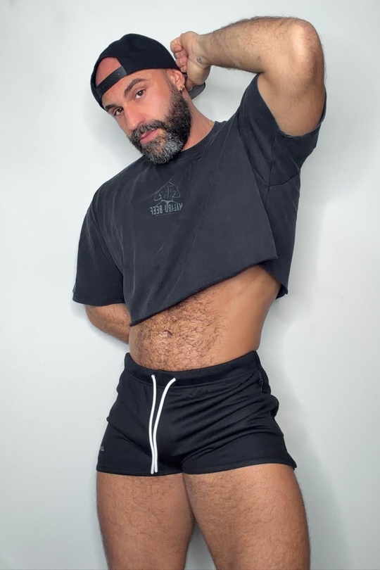 For-the-Night 2" Gym Short Shorts with Drawstring - Obsidian Black