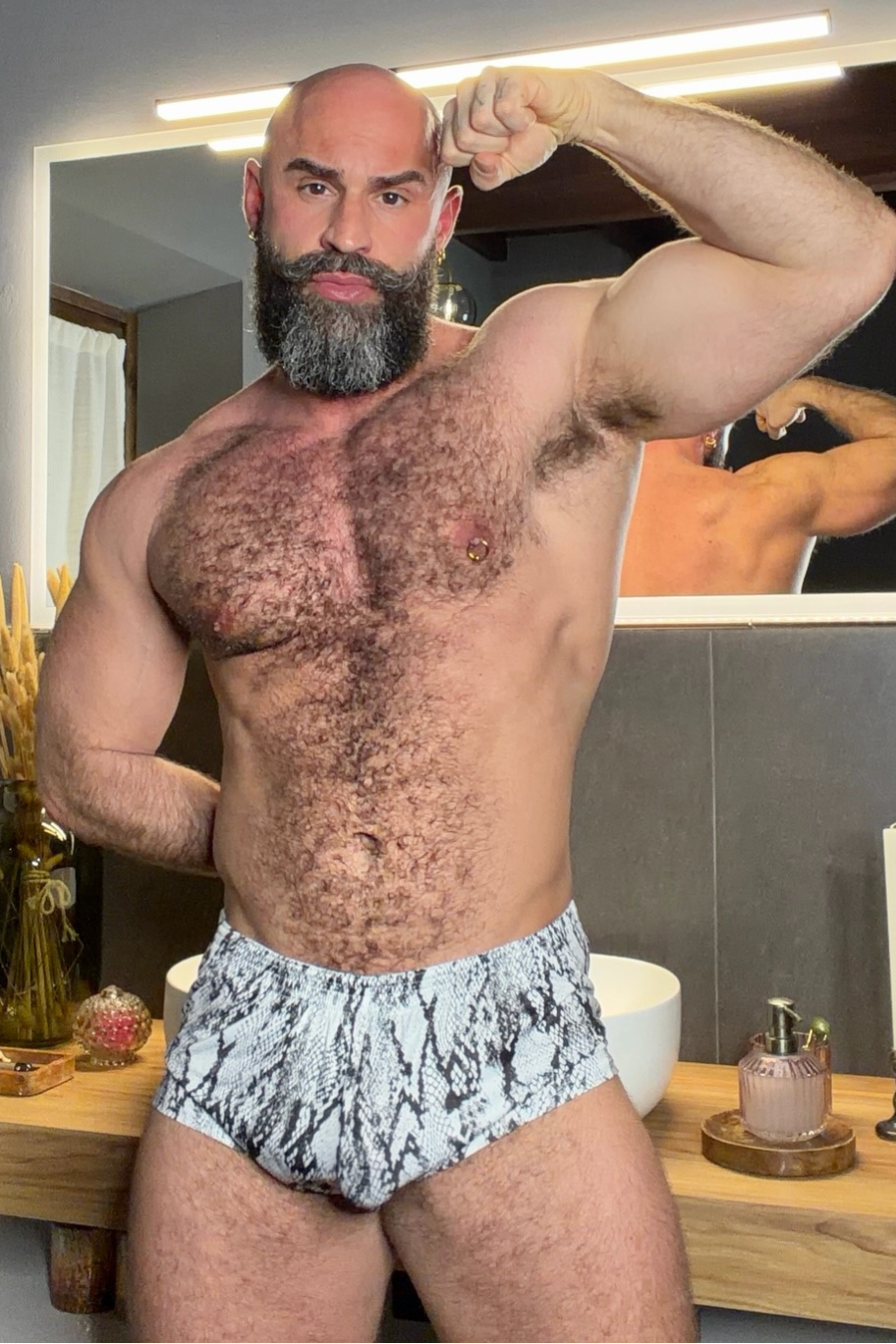 Stretch-It 2" Athletic Short Shorts - Snake Print