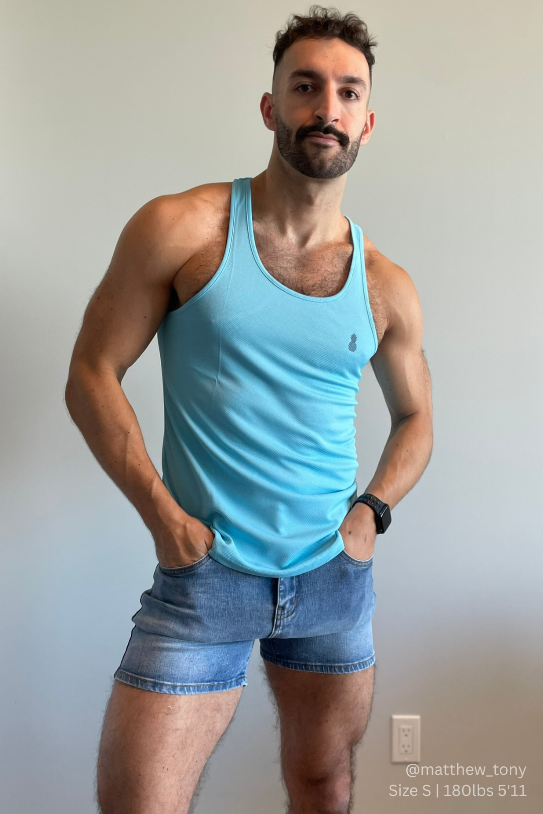 String de sport JJ Cool-Dry - Aqua clair
