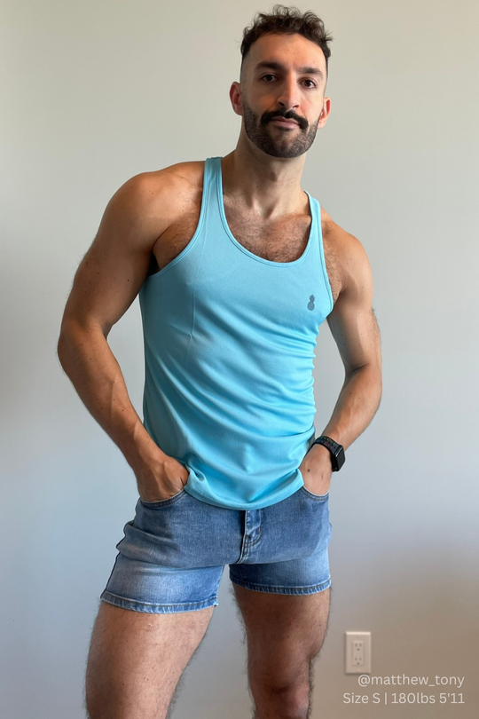 String de sport JJ Cool-Dry - Aqua clair