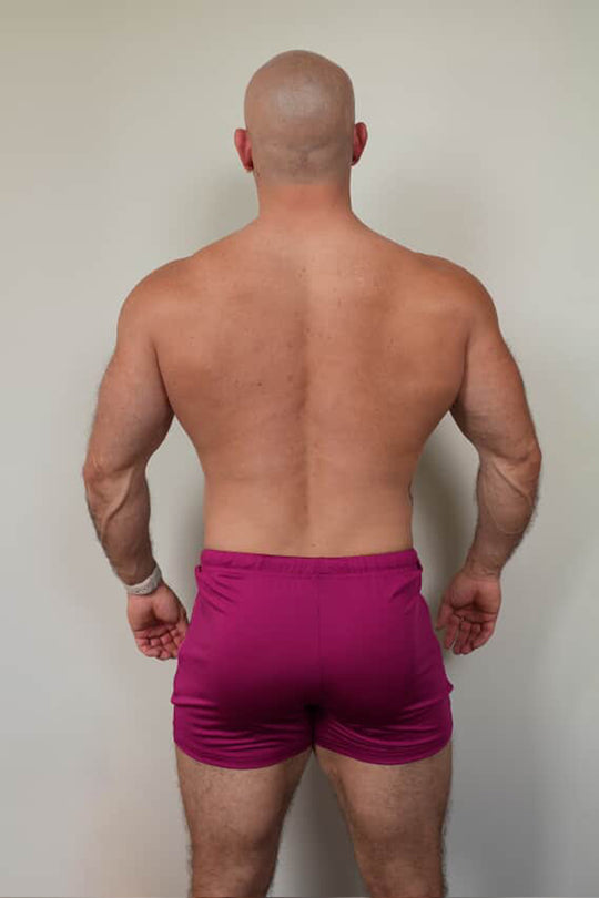 Shorts Karma de 2" con bolsillos con cremallera - Miss Magenta