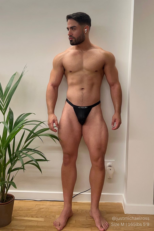 Tanga de malla Now-or-Never - Negro