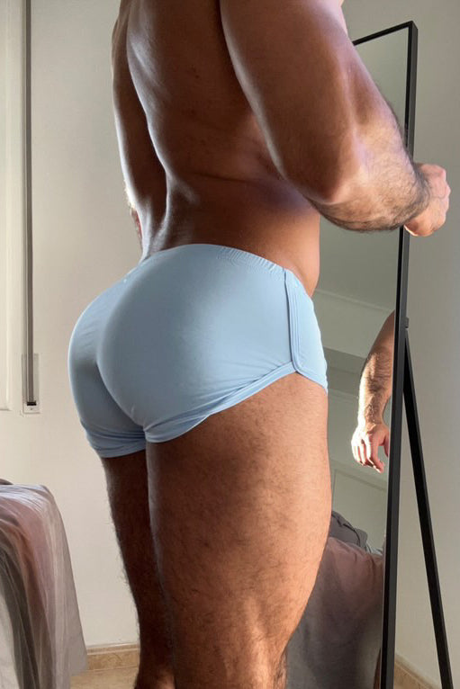 Pantalones cortos Cool-Dri 2 en 1 con forro de tanga - Azul Ártico