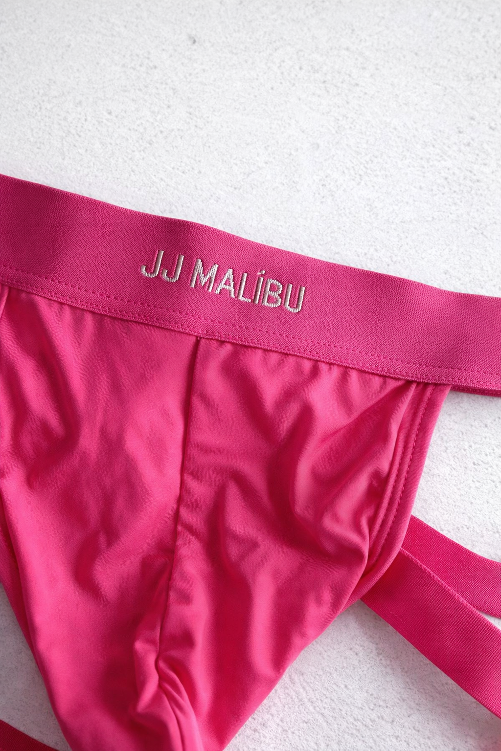 Host-or-Travel Adjustable Jock Thong - Hot Pink