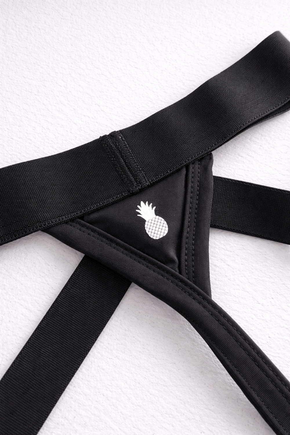 Host-or-Travel Adjustable Jock Thong - Midnight Black