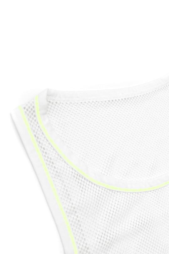 Noticed Mesh Tank Top - White - JJ Malibu 