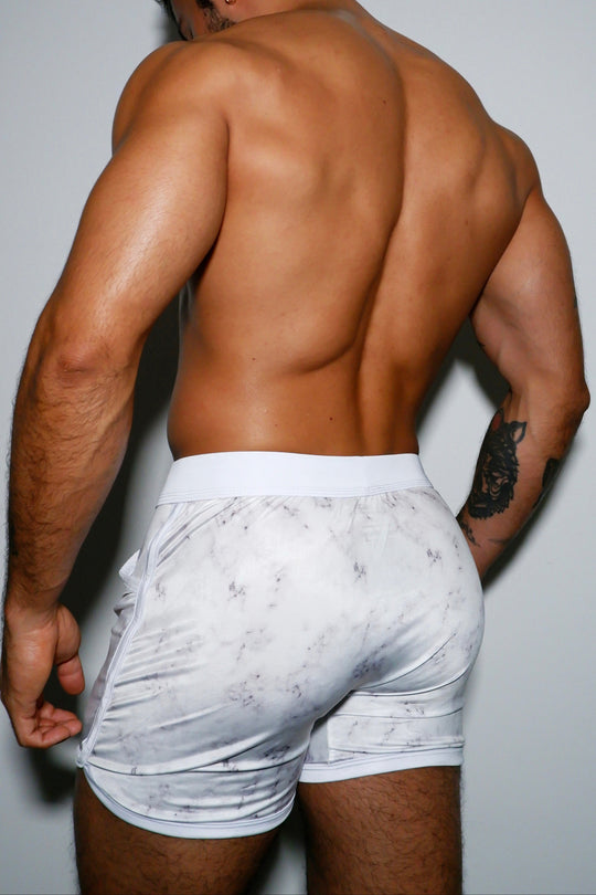 Elevate Comfort 4" Short Shorts - Marble