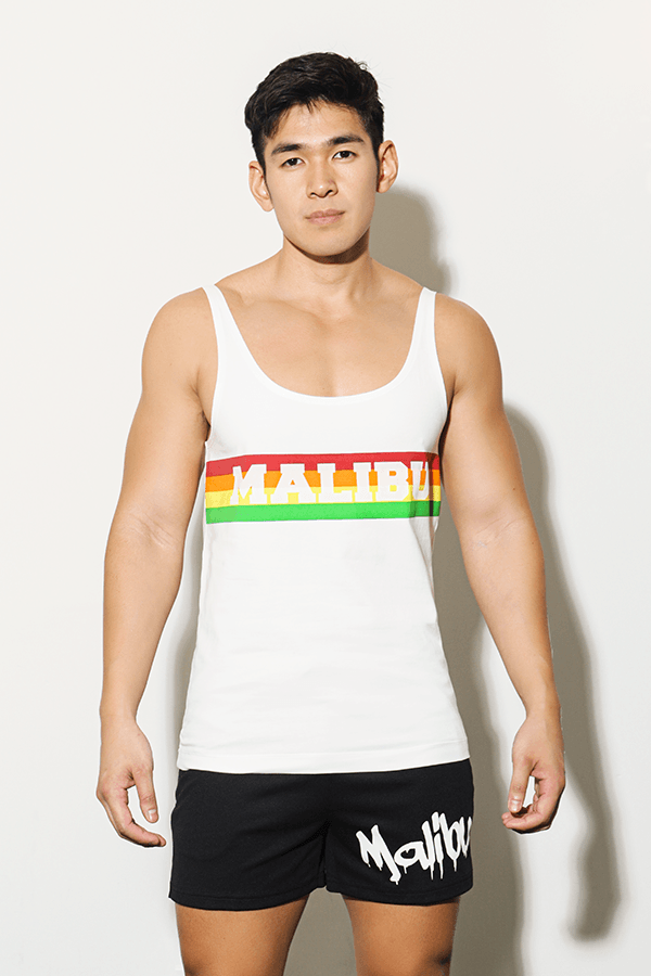 Malibu Gradient Wide-Cut Tank Top - Multicolor - JJ Malibu 