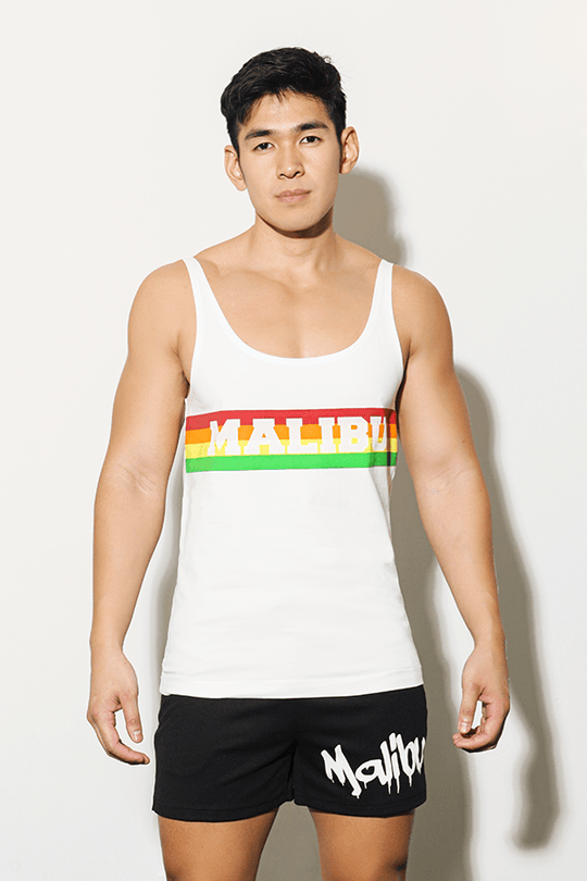 Malibu Gradient Wide-Cut Tank Top - Multicolor - JJ Malibu 