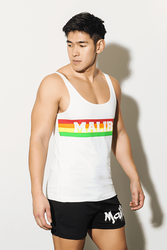 Malibu Gradient Wide-Cut Tank Top - Multicolor - JJ Malibu 
