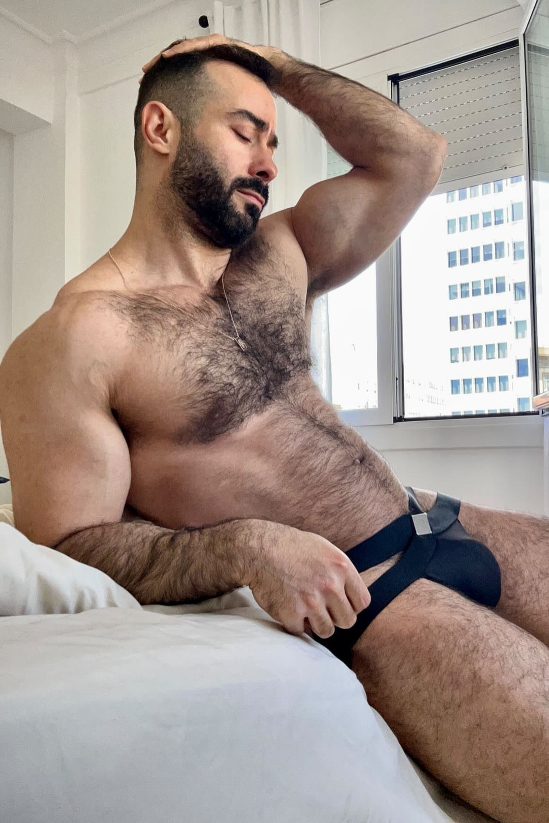 Jockstrap Hustler Cross - Noir obsidienne