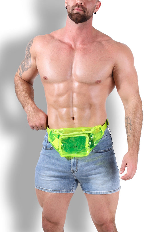 Highlighter Translucent Fanny Pack - Neon Yellow