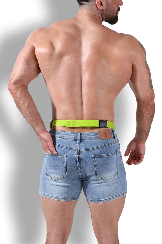 Highlighter Translucent Fanny Pack - Neon Yellow