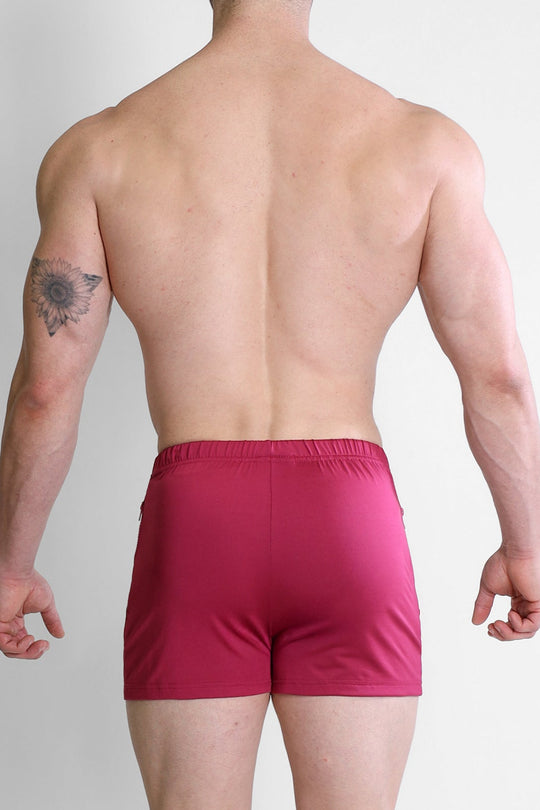 Karma 2" Short Shorts with Zipper Pockets - Miss Magenta