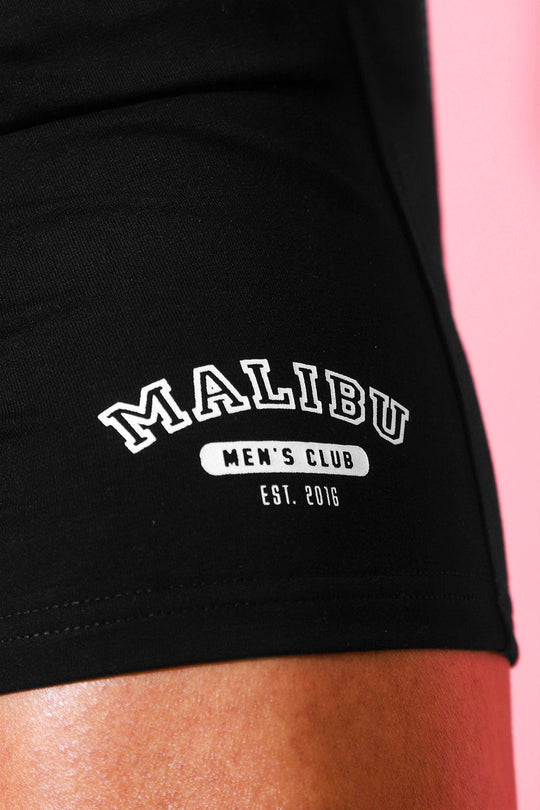 Short court Varsity 2" avec poche zippée - Noir minuit