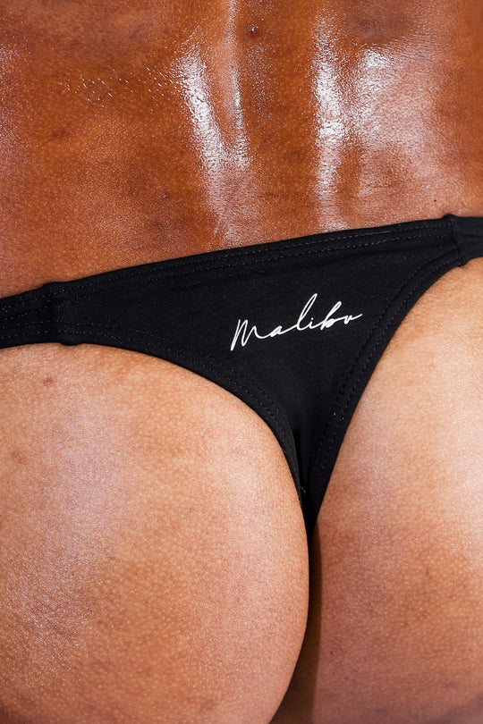 Tanga clásica atrevida - Negro