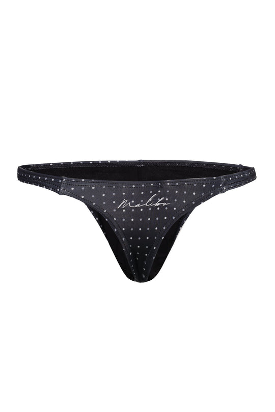 Tanga clásica atrevida con lunares