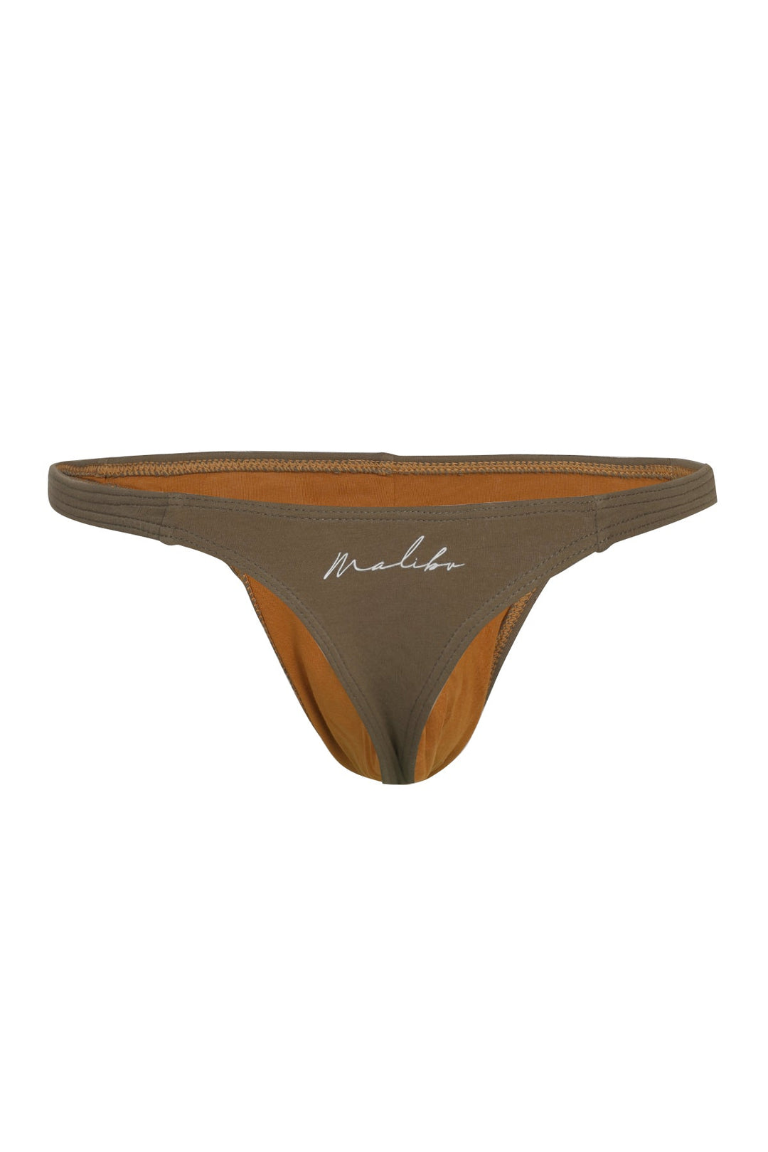 Tanga clásica atrevida - Verde militar