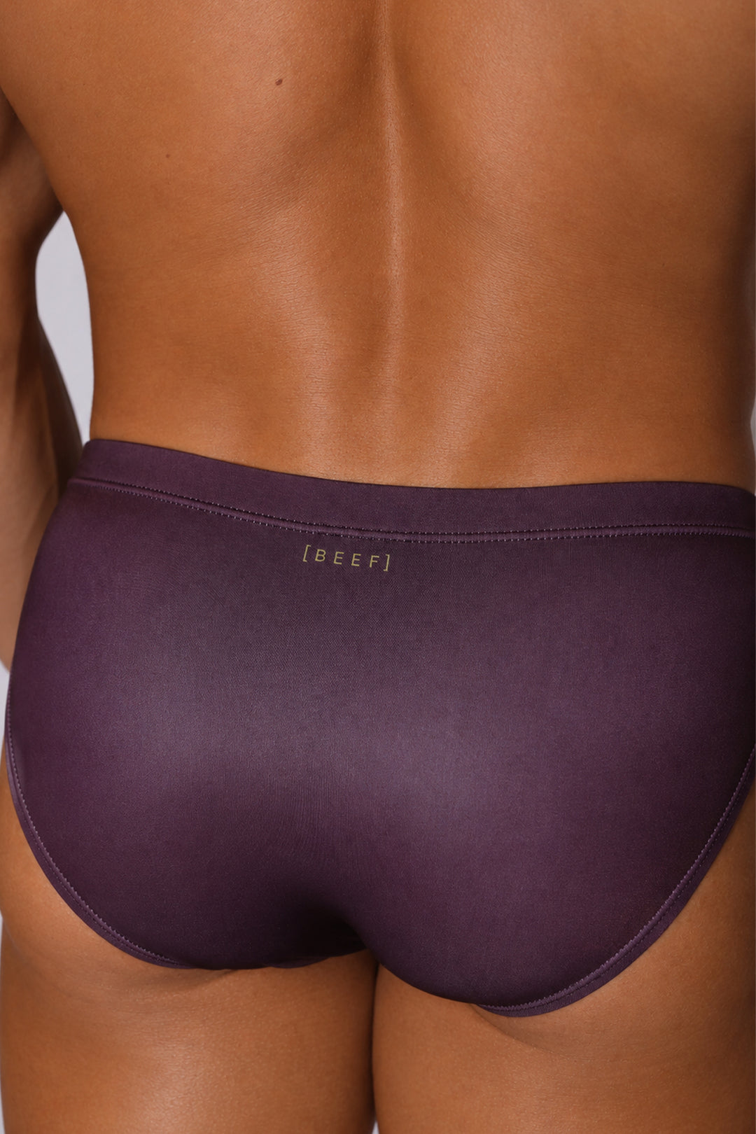 Wet-N-Wild Swim Briefs - Maroon Lightning