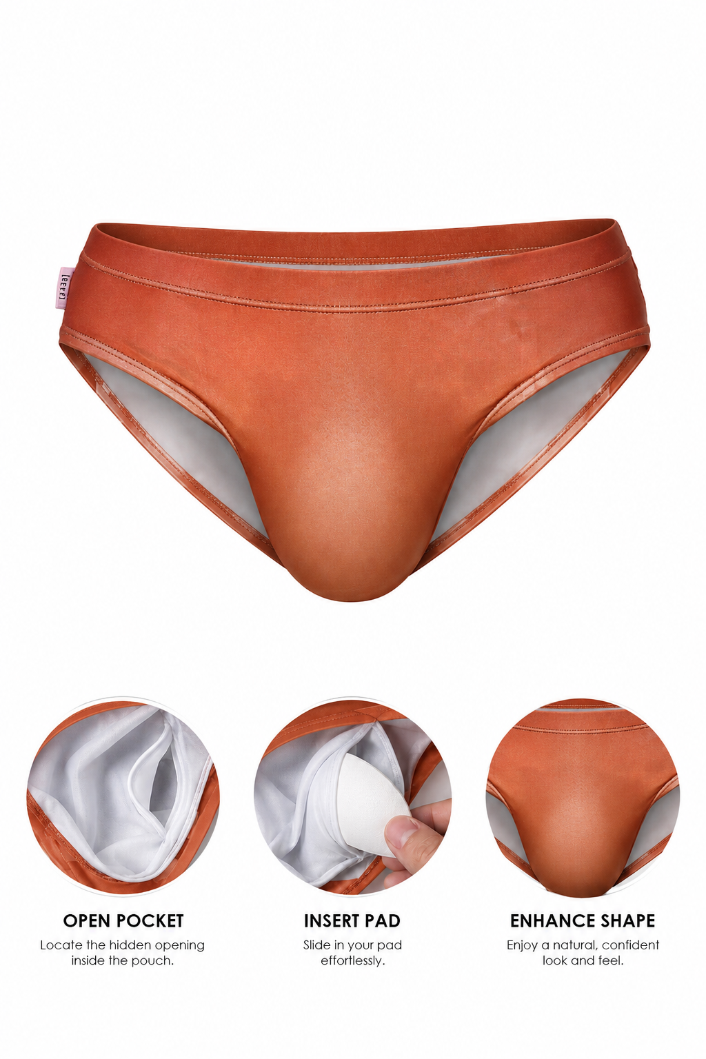 Wet-N-Wild Swim Briefs - Desert Sun