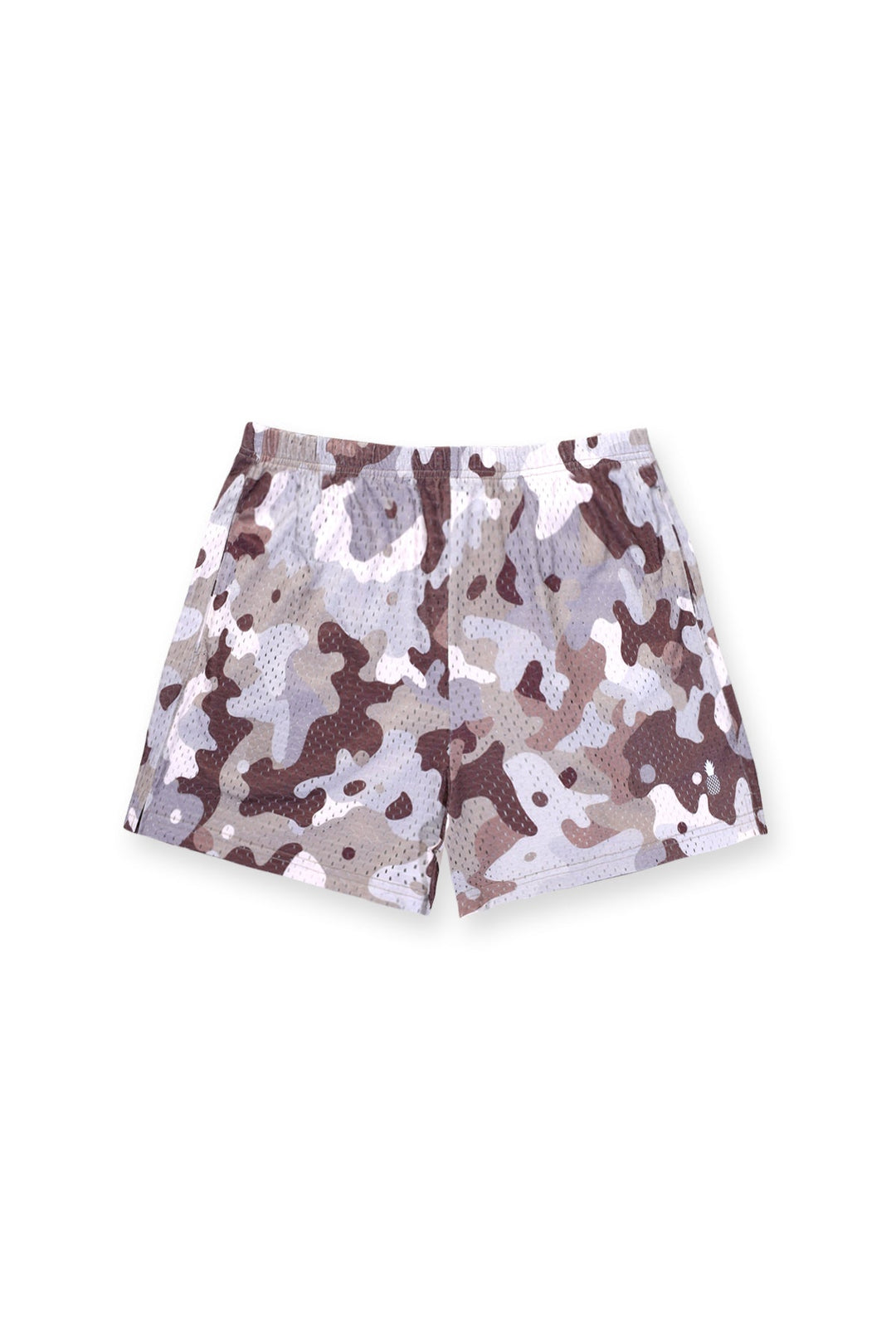 Short court Festival 3" en jersey et maille - Camouflage kaki