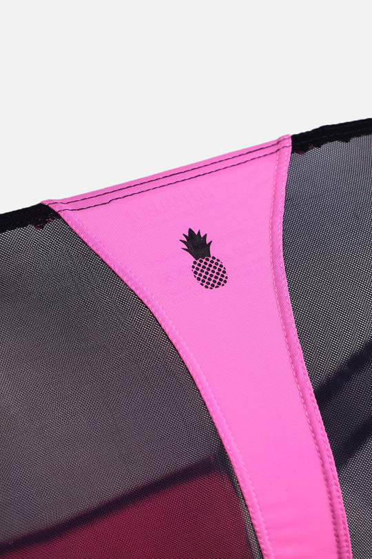 Bas de bikini en maille Club-Kid - Rose vif