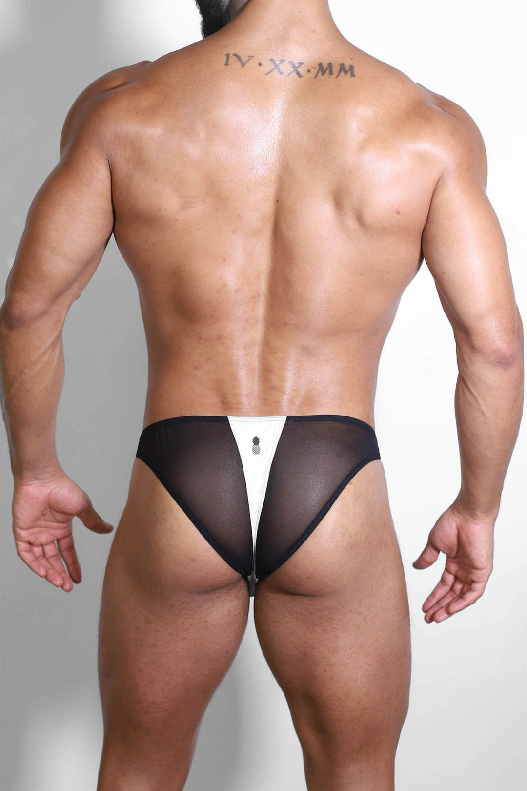 Club-Kid Mesh Bikini Briefs - Pearl White