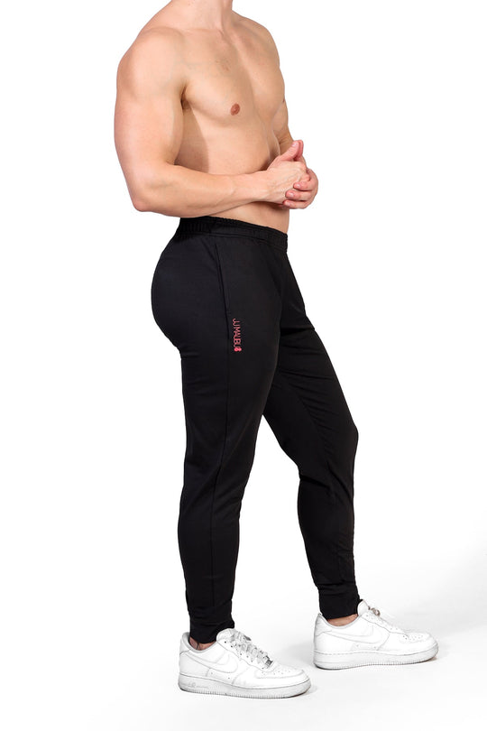 Peek-A-Boo Joggers - Black
