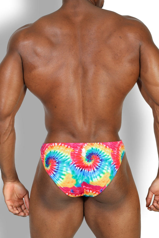 Calzoncillos ajustados para hombre - Tie Dye arcoíris