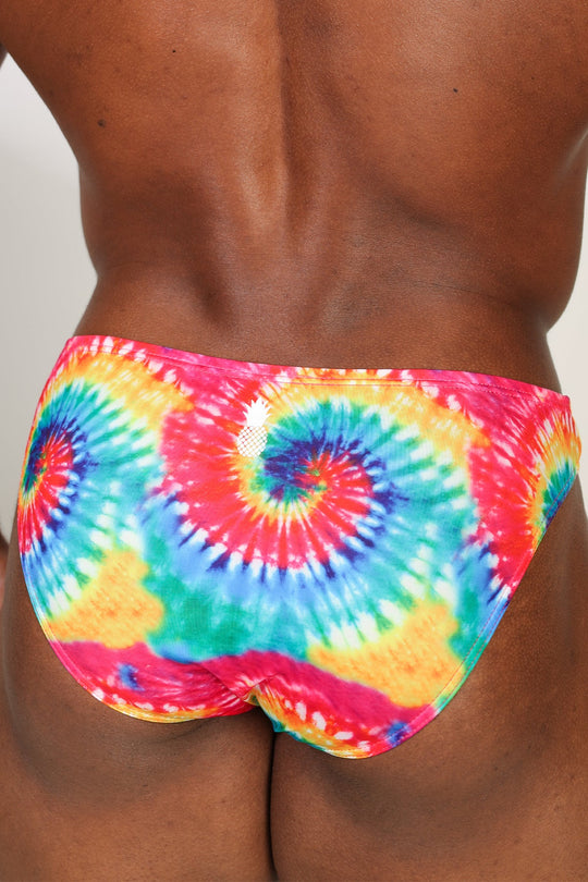 Calzoncillos ajustados para hombre - Tie Dye arcoíris