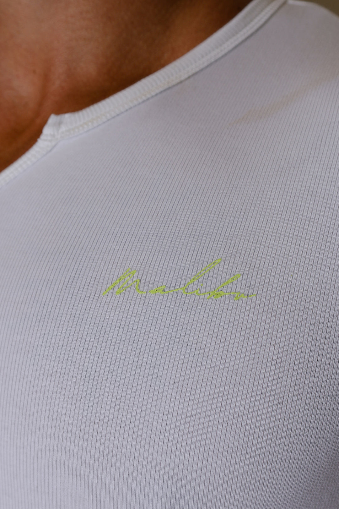 Striker V-Neck Short Sleeve Bodysuit - Cream White