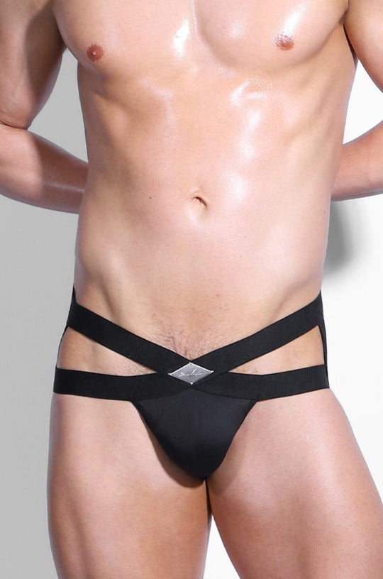 Jockstrap Hustler Cross - Noir obsidienne