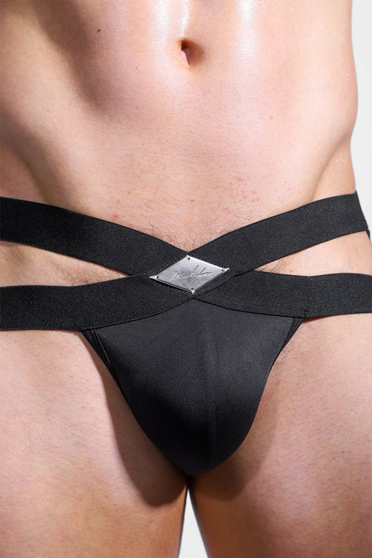 Jockstrap Hustler Cross - Noir obsidienne