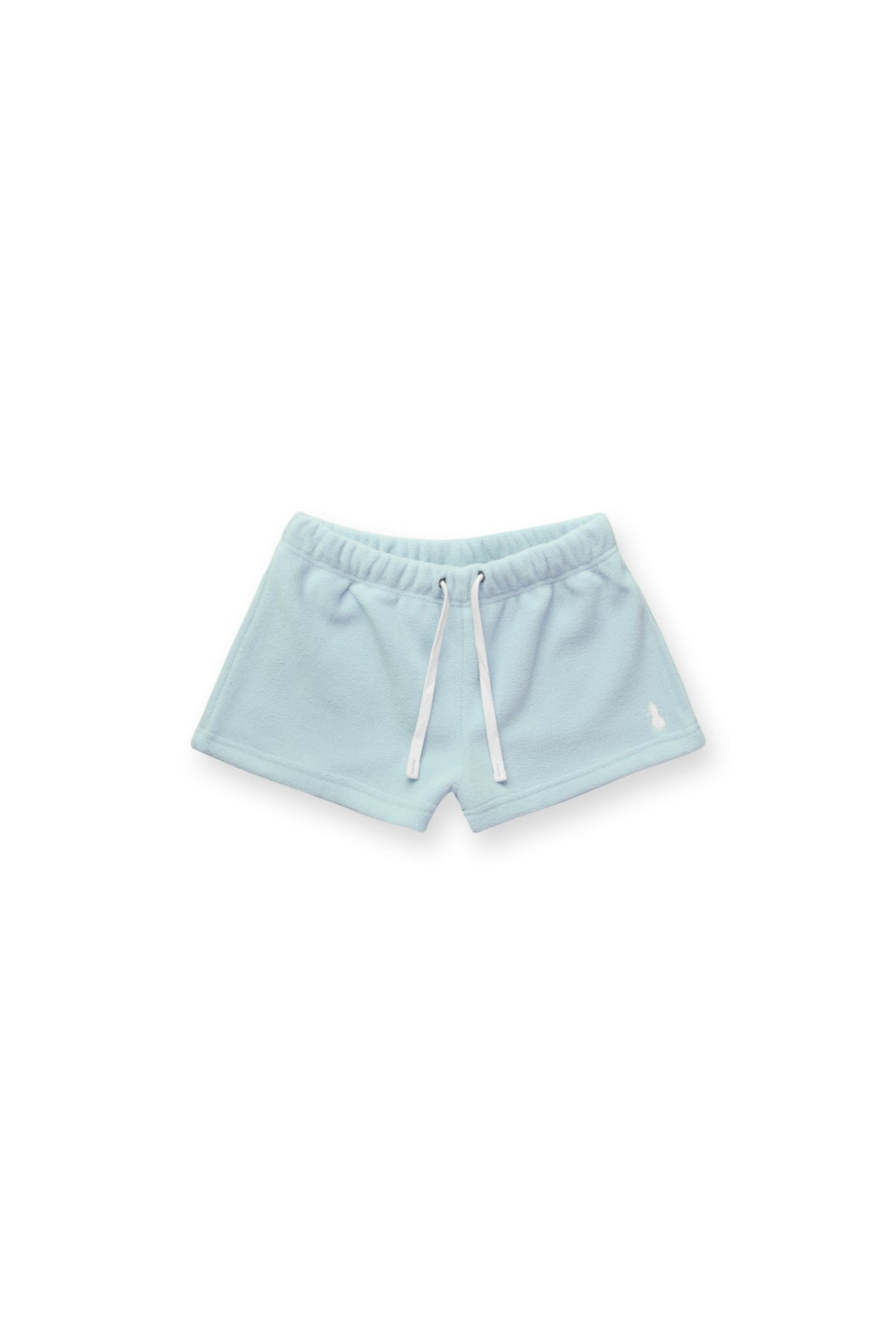Short court en polaire peluche de luxe 5 cm - Pistache clair