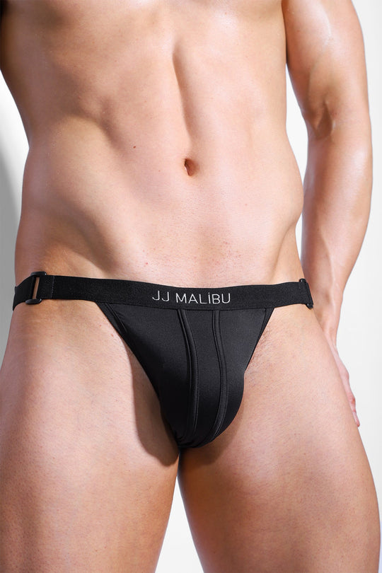 Jockstrap On-Display avec ceinture à boucle - Noir