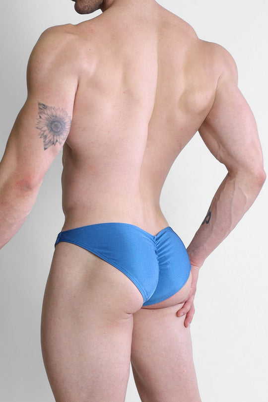 Slip classique Dynamic Scrunch Butt - Bleu fluo