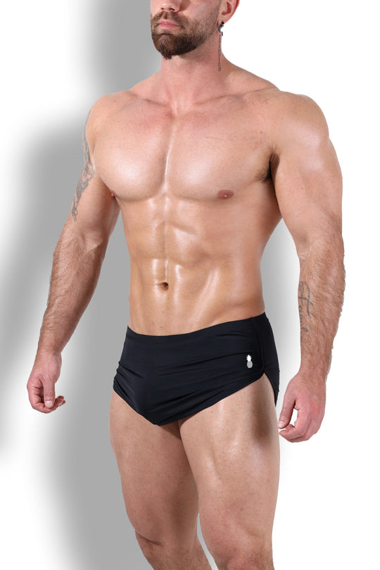 Cool-Dri 2-in-1 Shorts with Thong Lining - Midnight Black