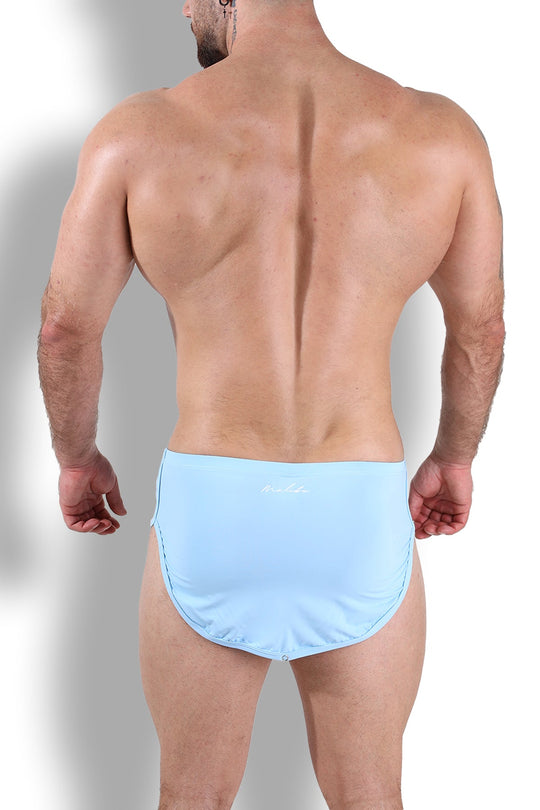 Pantalones cortos Cool-Dri 2 en 1 con forro de tanga - Azul Ártico