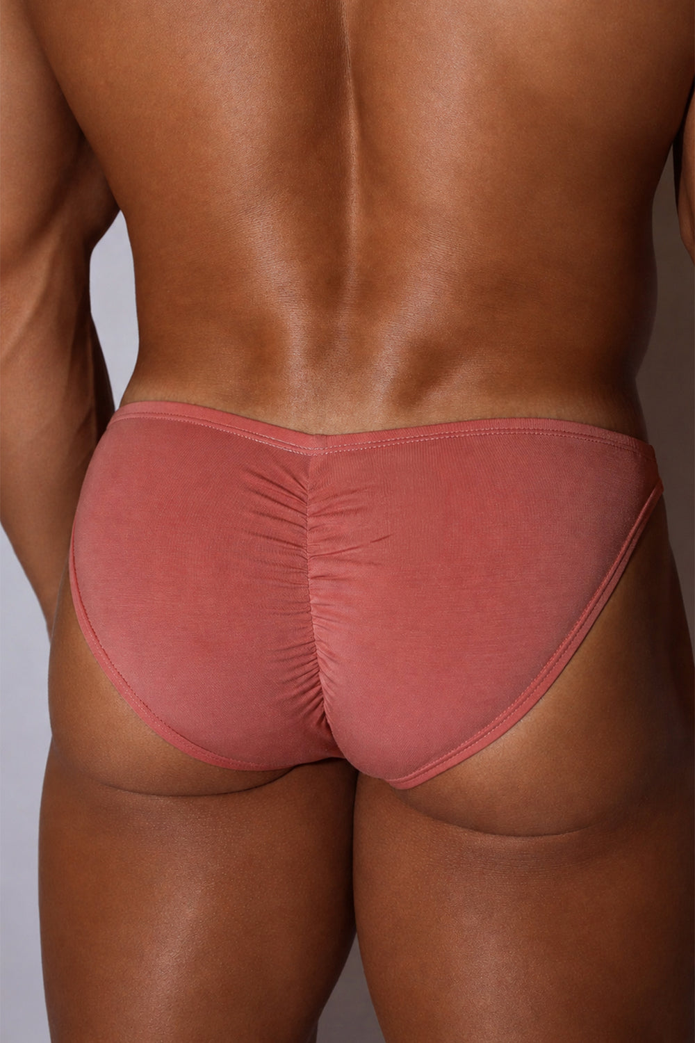 Premium Modal Scrunch-Back CHEEKY Brief - Baby Pink