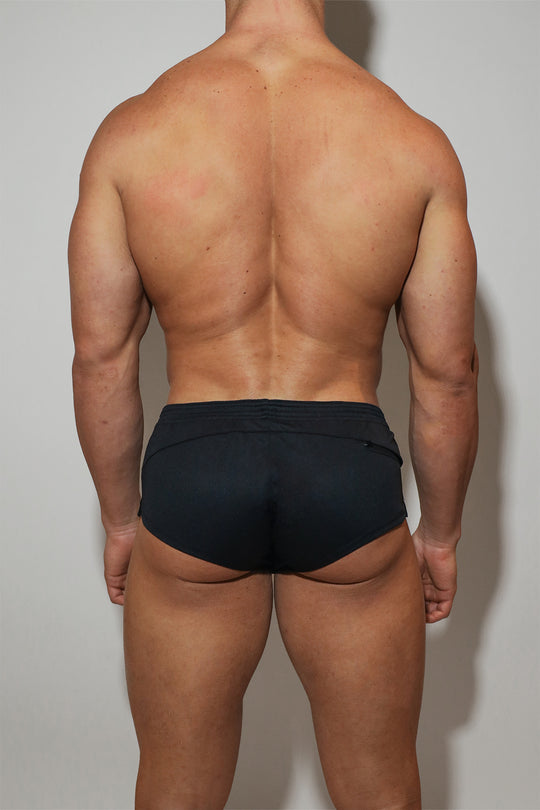 Stretch-It 2" Quick-Dry Short Shorts - Midnight Black