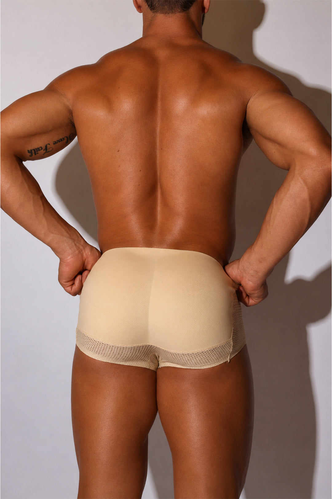 Quick Fix Padded Butt Lift Boxers - Nude