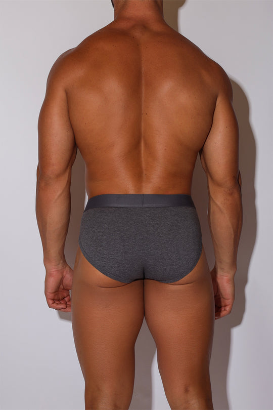 Original Cotton Briefs - Dark Heather Grey
